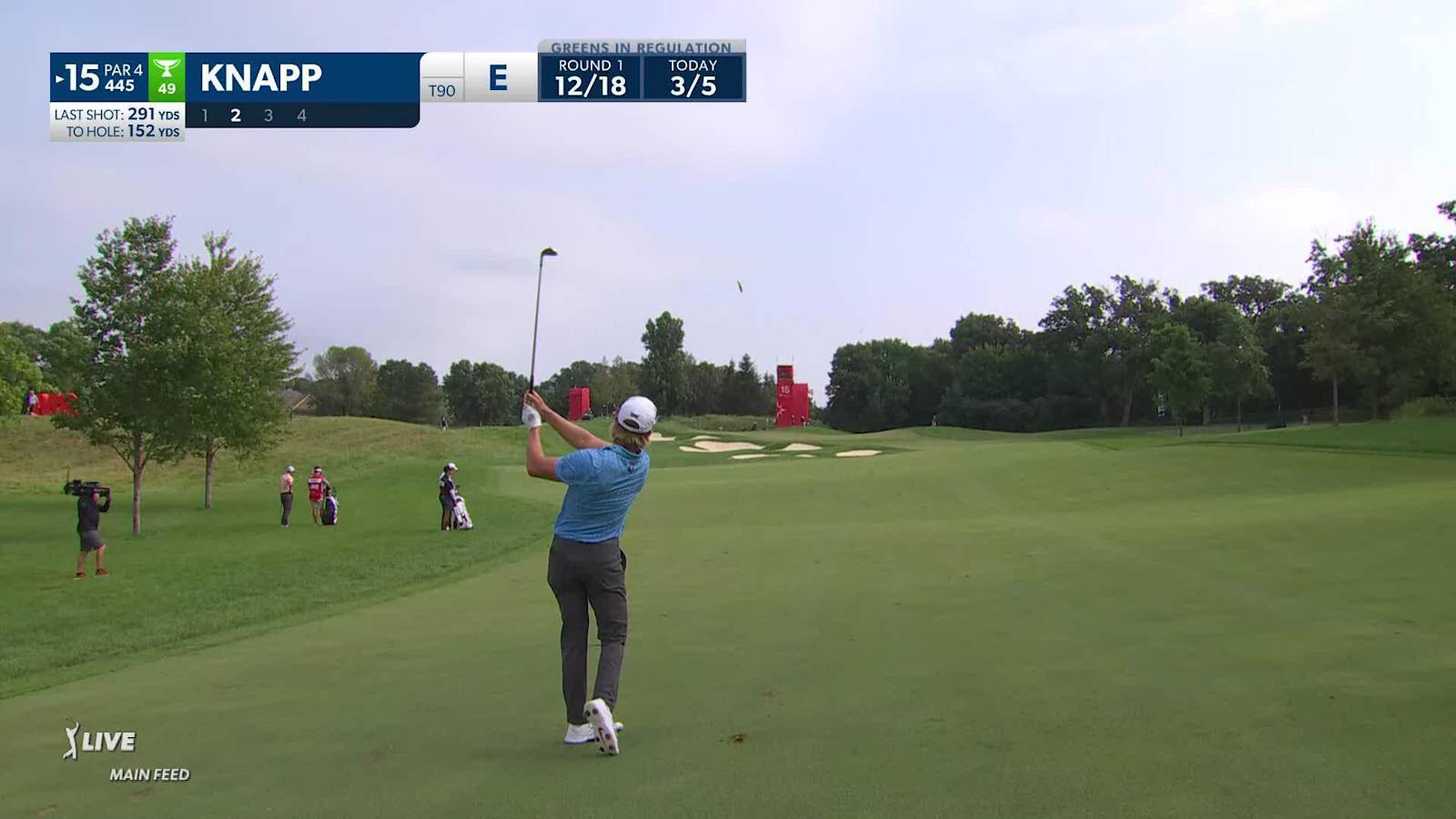 Jake Knapp makes birdie on No. 15 at 3M Open