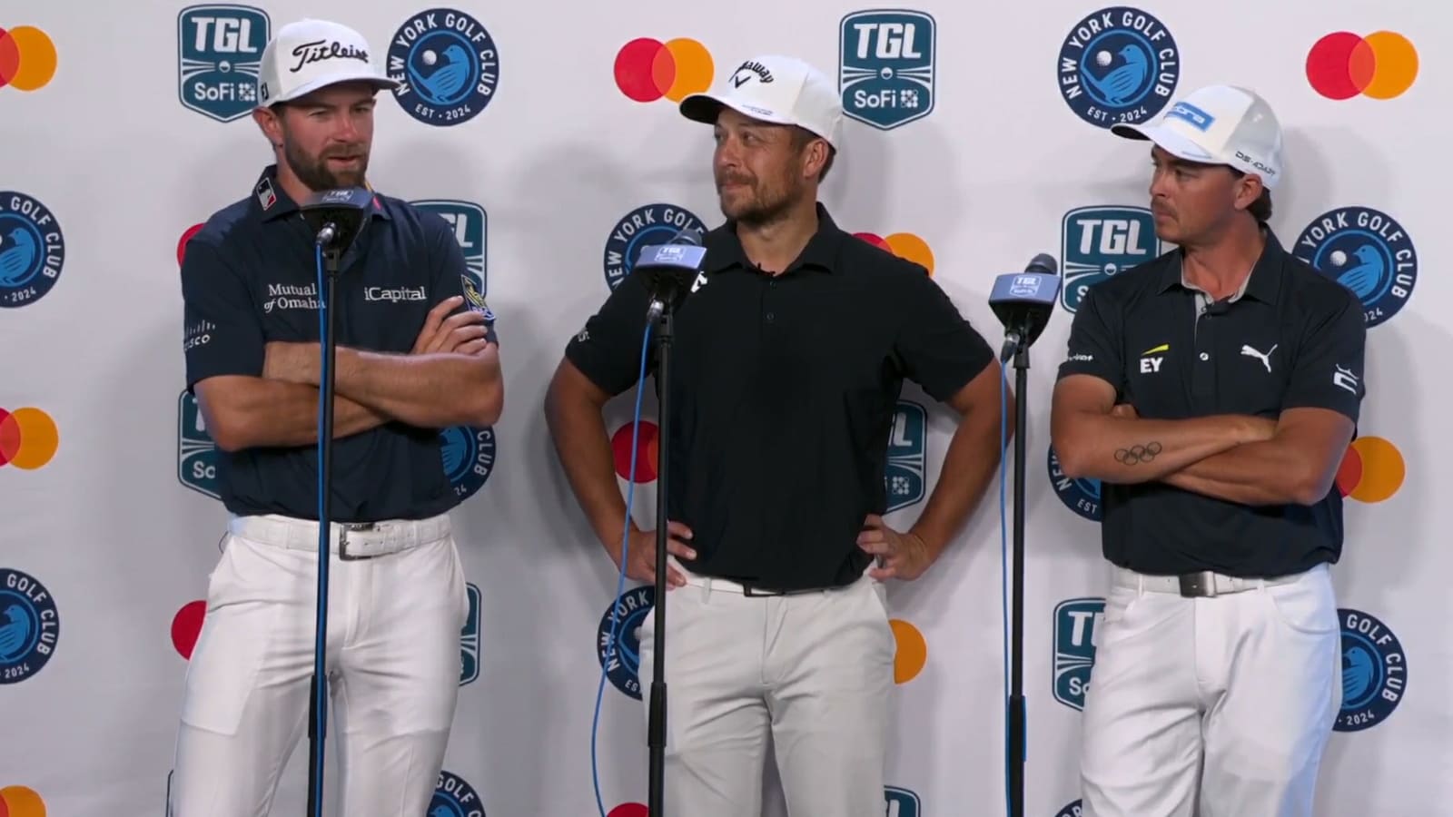 New York Golf Club's winning press conference at TGL