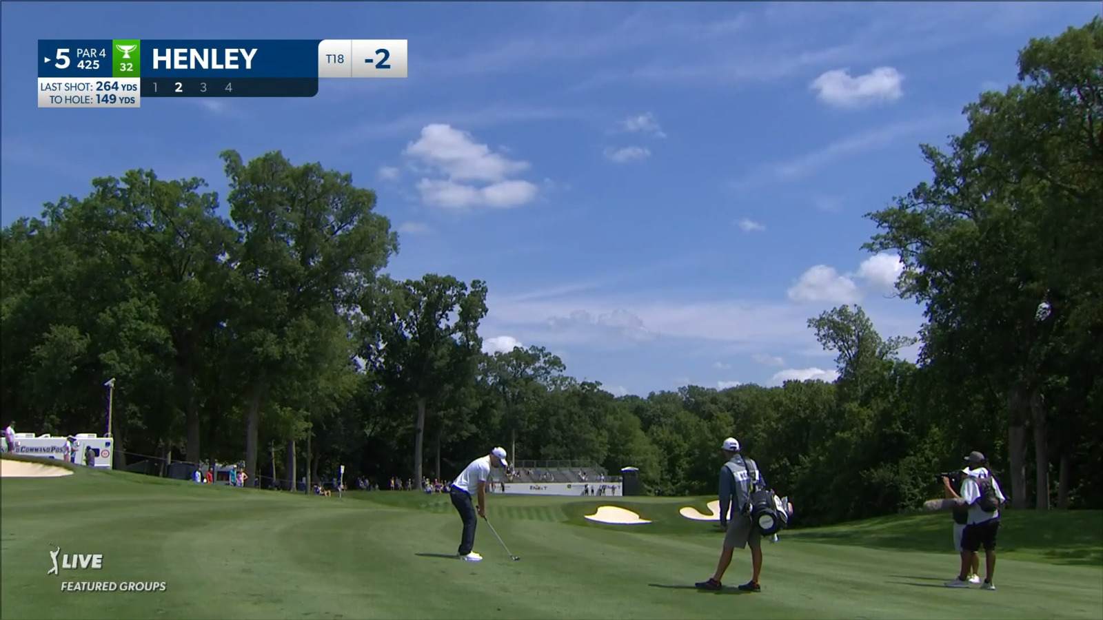 Russell Henley's nice approach sets up birdie at John Deere