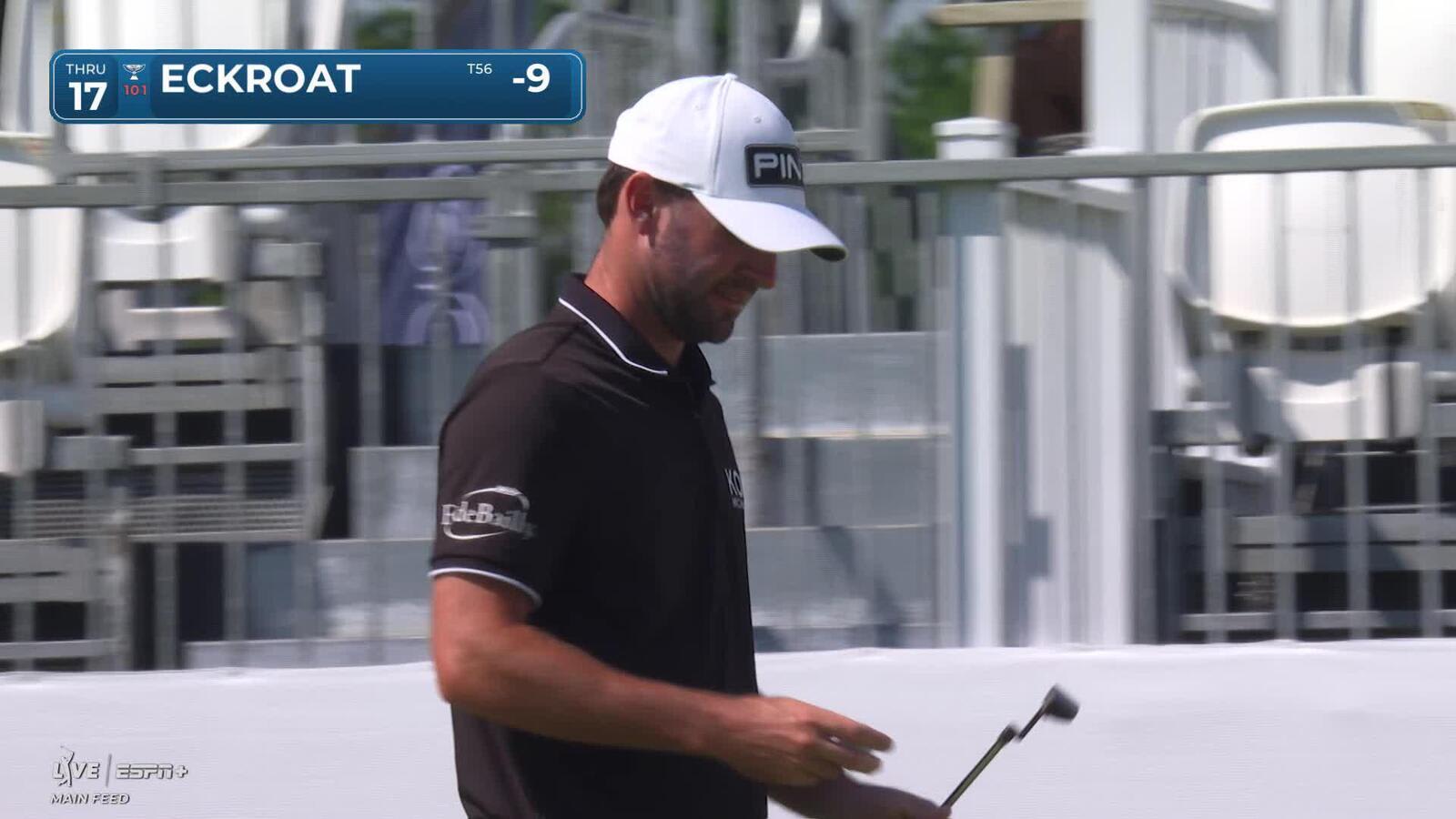 Austin Eckroat makes birdie on No. 17 at Rocket Classic