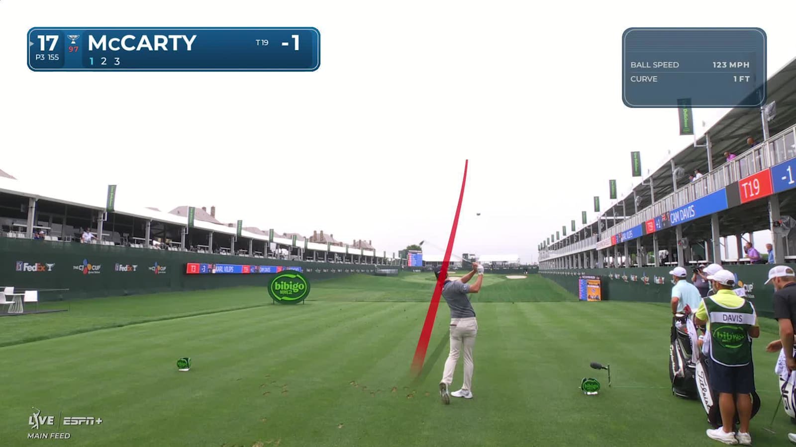 Matt McCarty nearly aces No. 17 at THE CJ CUP