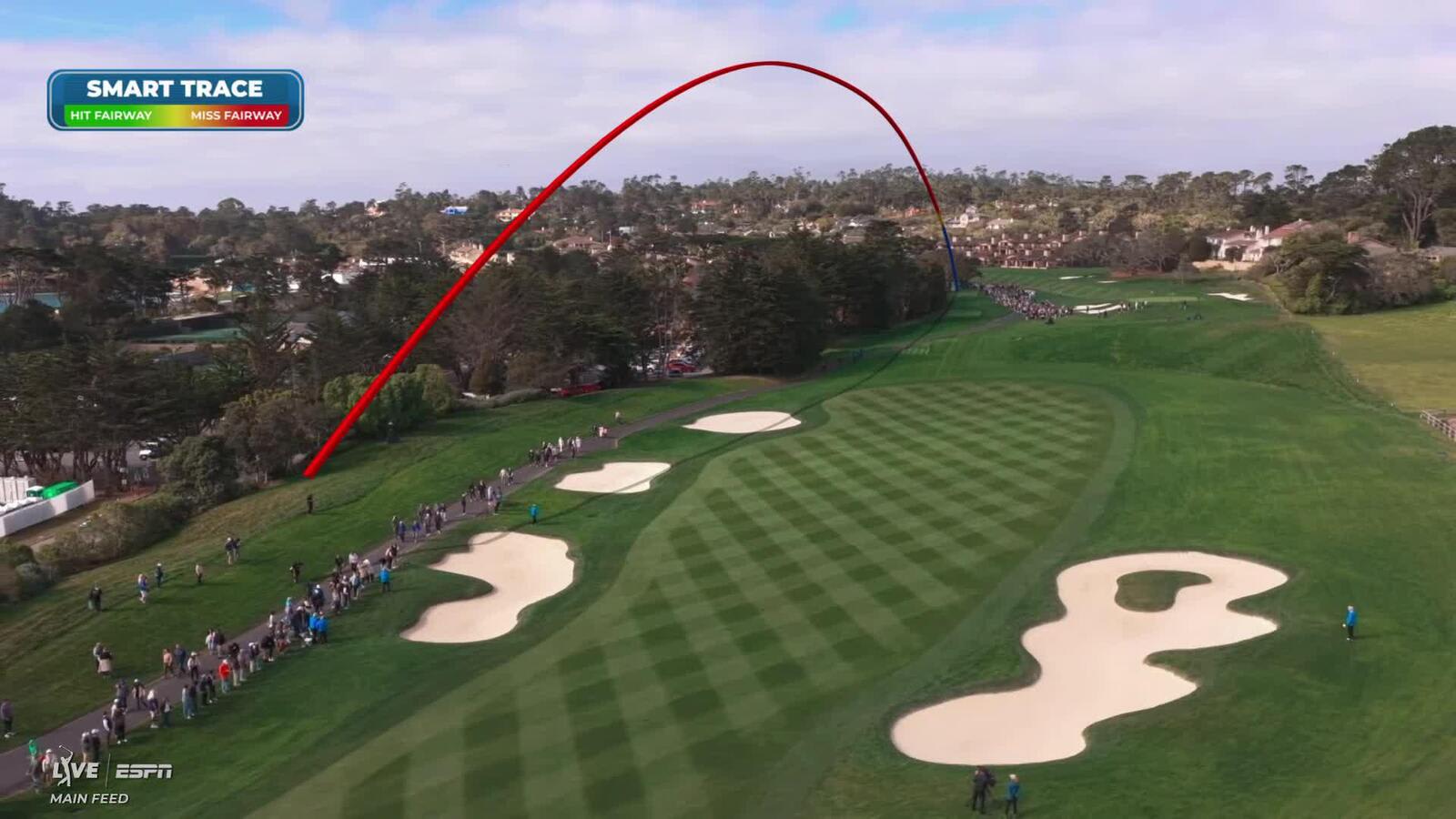 Rory McIlroy hits 195-yard approach to 4 feet, makes eagle on No. 2 at AT&T Pebble Beach