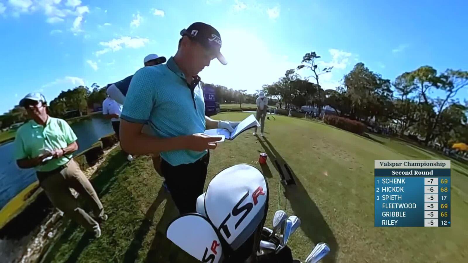 Justin Thomas featured in 'BagCam' debut at Valspar 