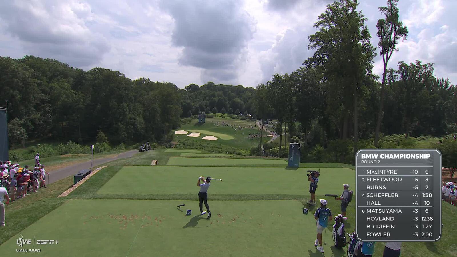 Cameron Young makes birdie on No. 3 at BMW Championship