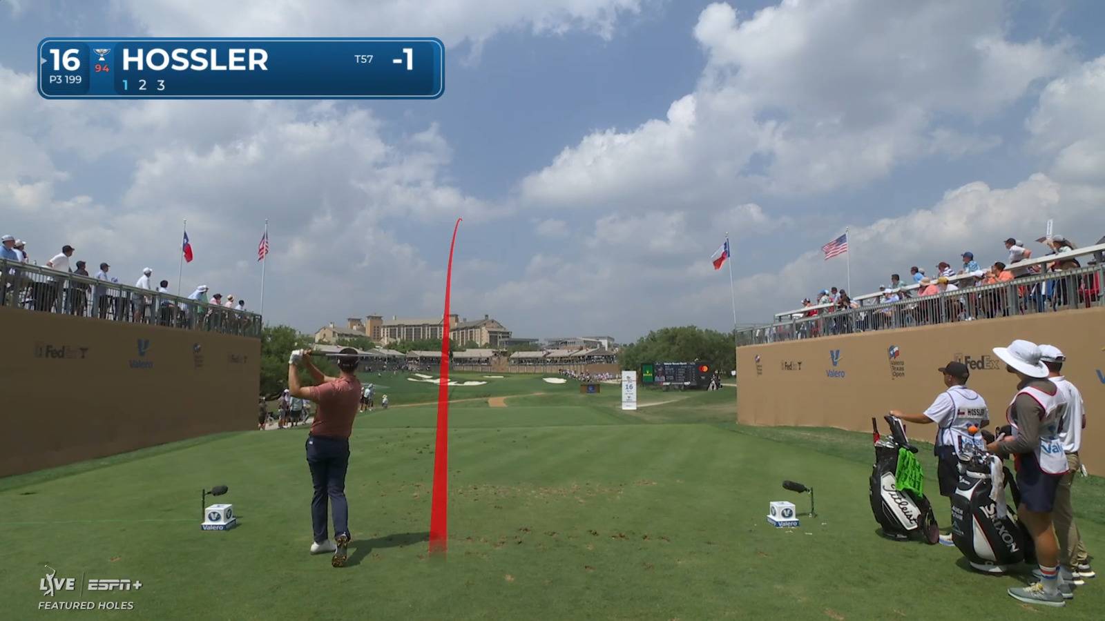 Beau Hossler's solid tee shot sets up birdie at Valero