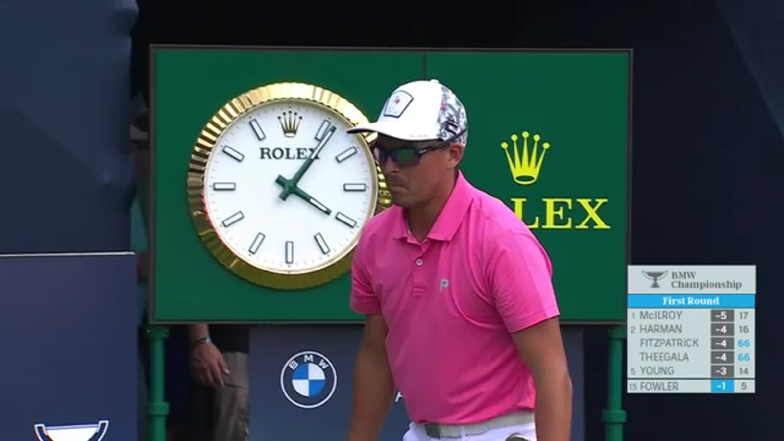 Rickie Fowler nearly aces No. 6 at BMW Championship