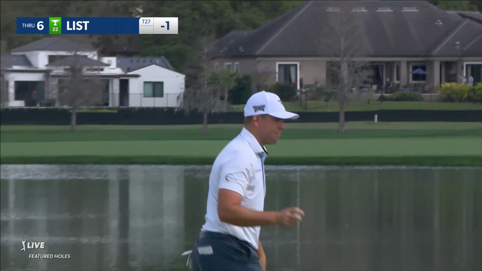 Luke List makes birdie on the par-5 sixth at Arnold Palmer