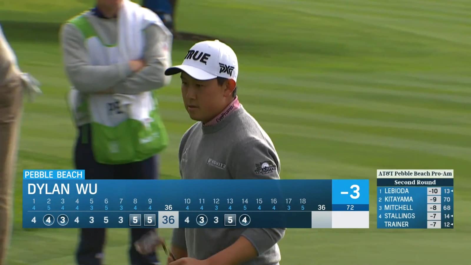 Dylan Wu cards bounce-back birdie on No. 14 at AT&T Pebble Beach