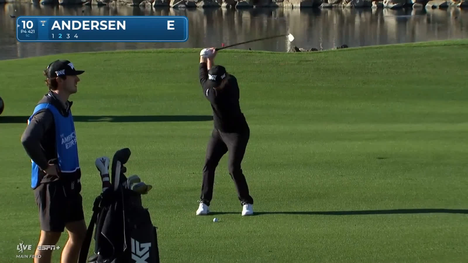 Mason Andersen plays slope nicely to set up birdie at The American Express