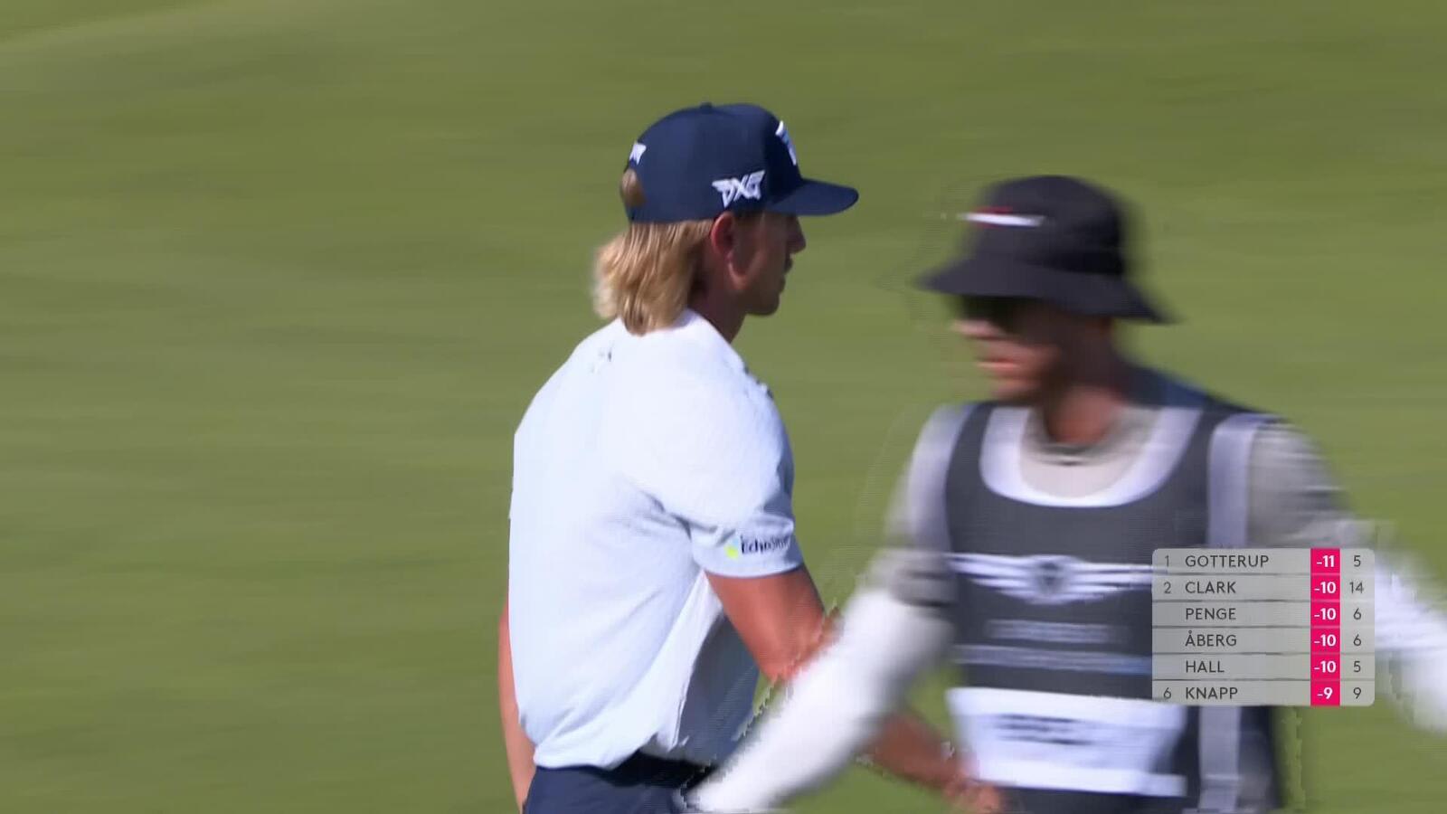 Jake Knapp sinks deep birdie roll at Genesis Scottish Open