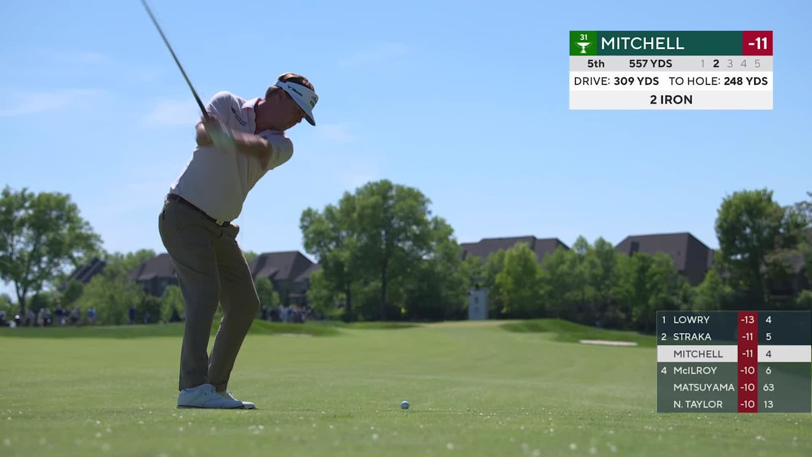 Keith Mitchell makes birdie on No. 5 at Truist Championship