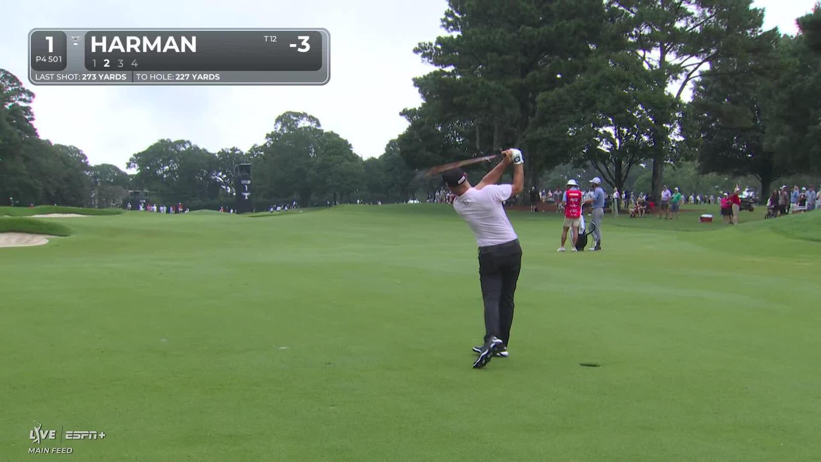 Brian Harman begins day with birdie at TOUR Championship