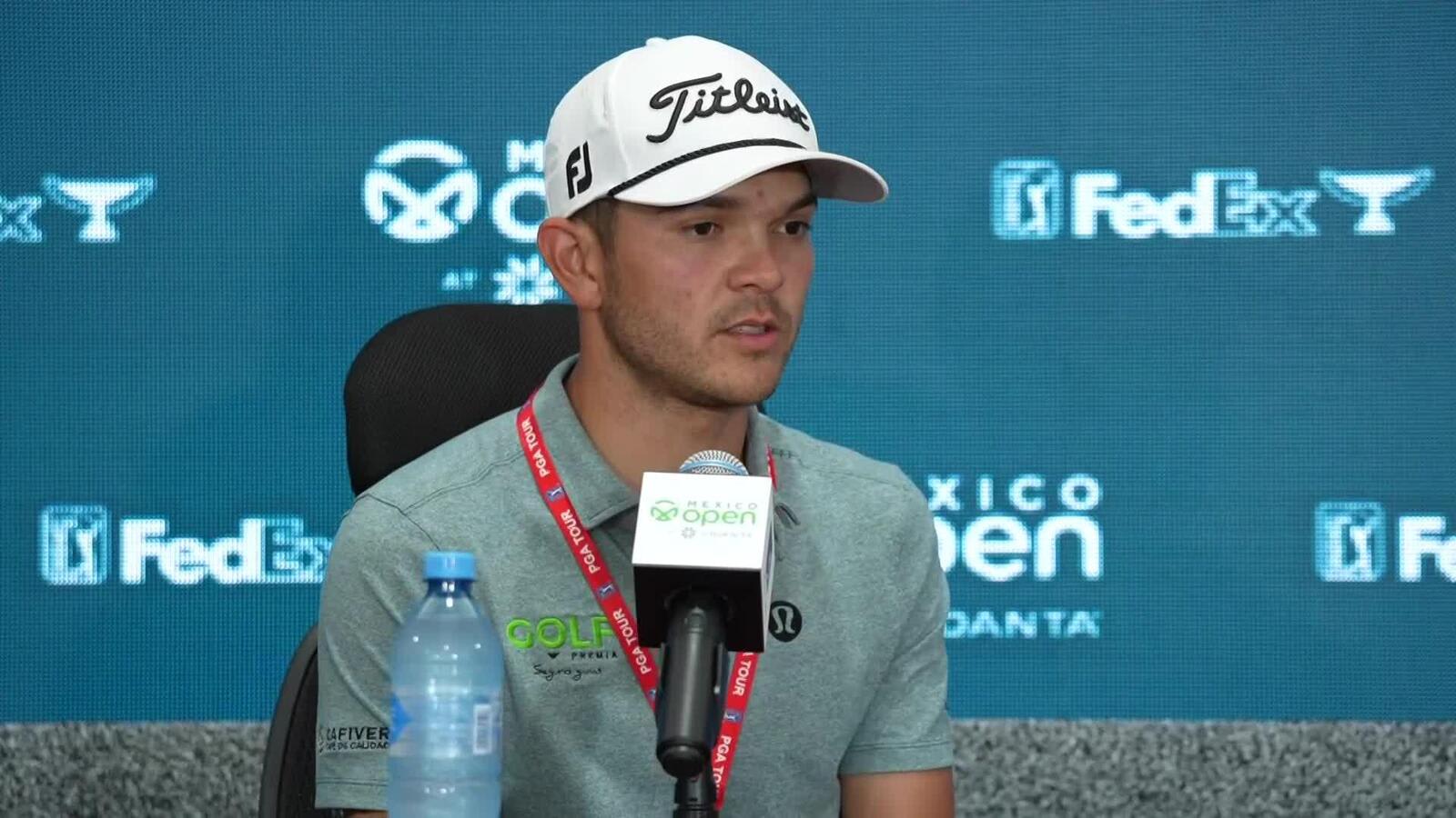 Raul Pereda on goal of becoming the 2024 PGA TOUR Rookie of the Year