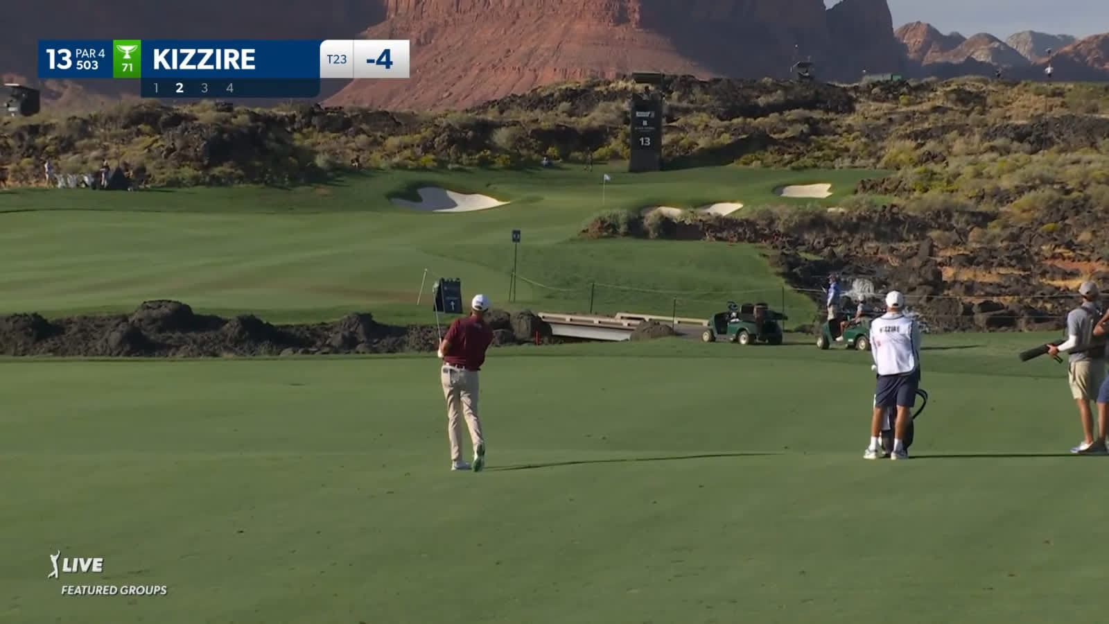 Patton Kizzire uses nice approach to set up birdie at Black Desert