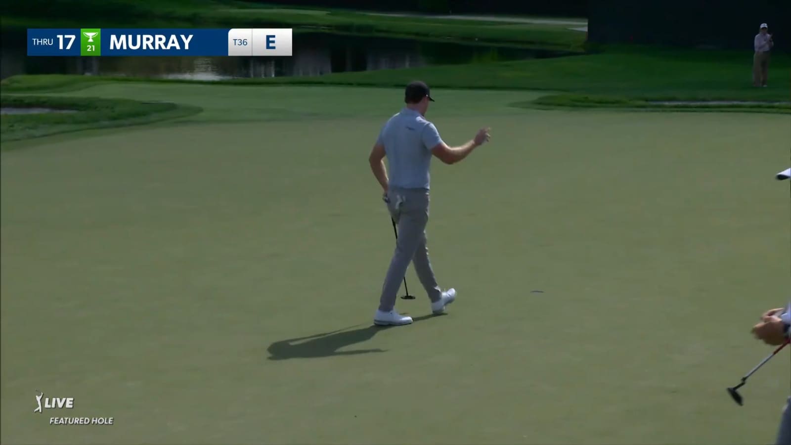 Grayson Murray makes 14-foot putt for birdie at Arnold Palmer