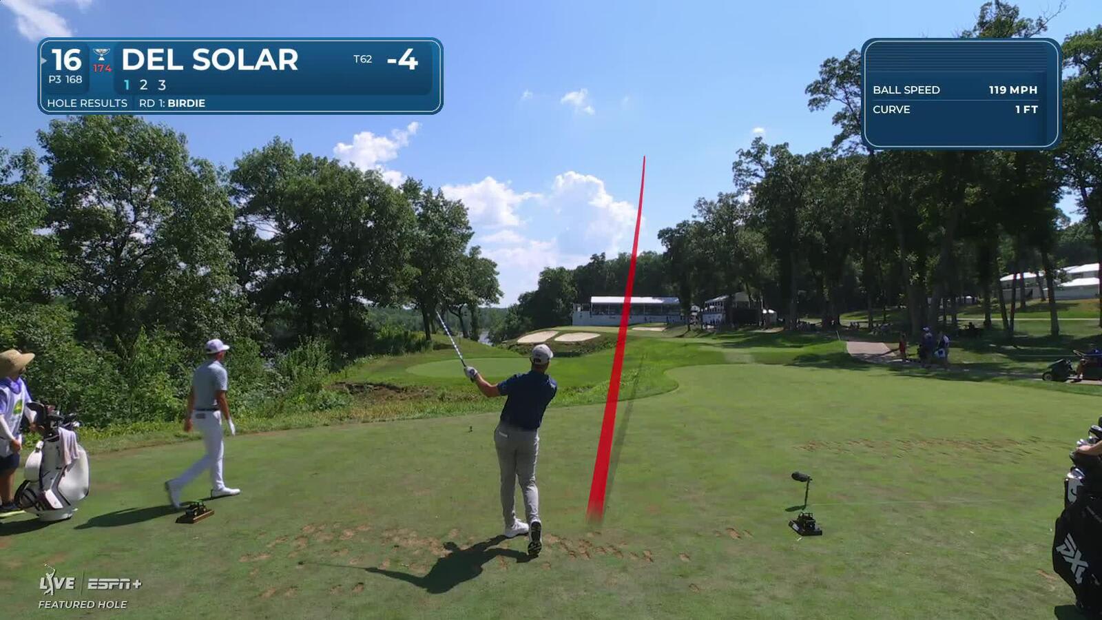 Cristobal Del Solar makes birdie on No. 16 at John Deere