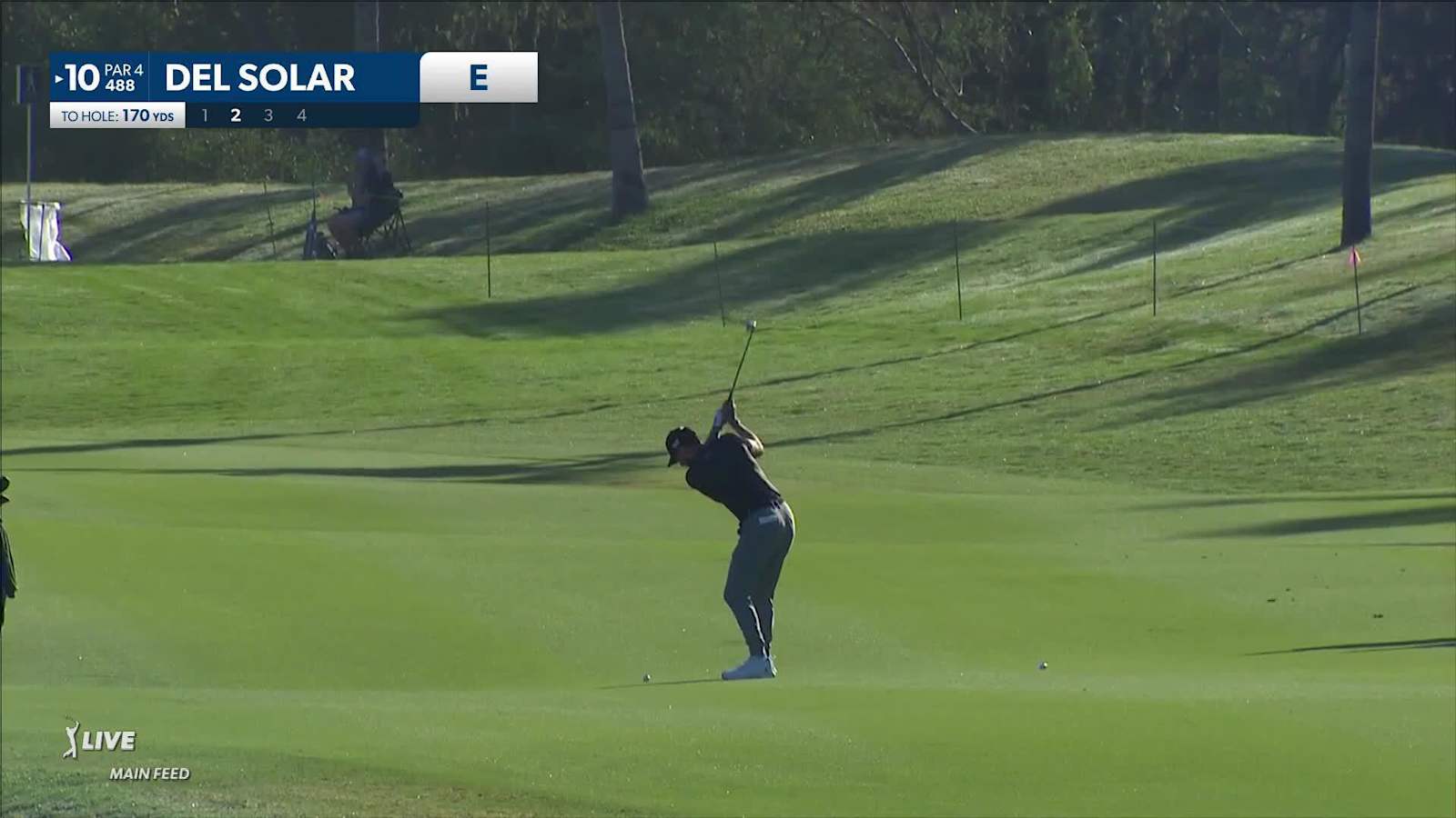 Cristobal Del Solar sticks iron approach tight and birdies at Mexico Open