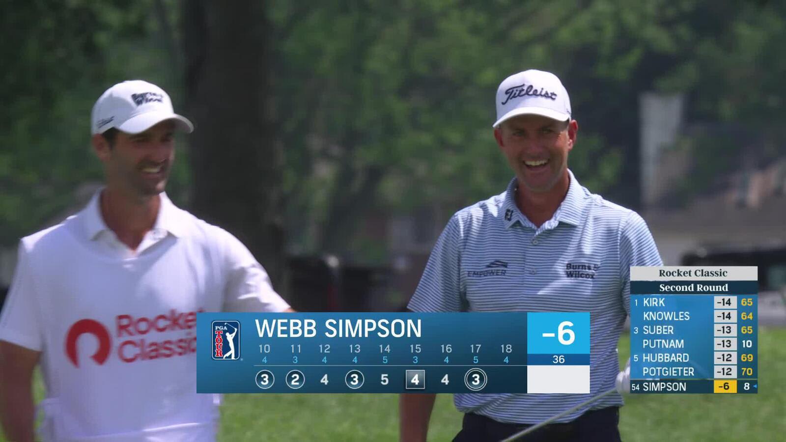 Webb Simpson makes eagle on No. 17 at Rocket Classic