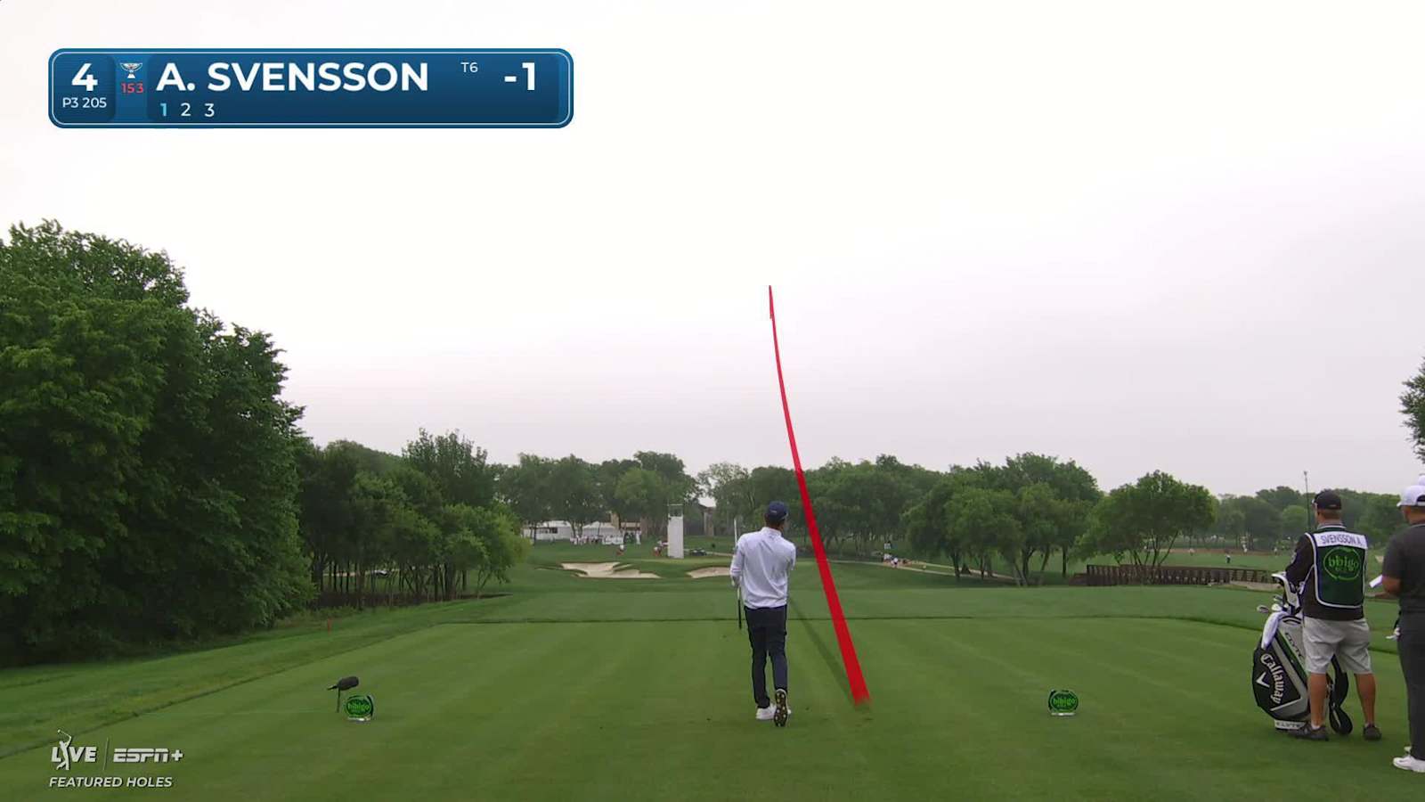 Adam Svensson makes birdie on No. 4 at THE CJ CUP