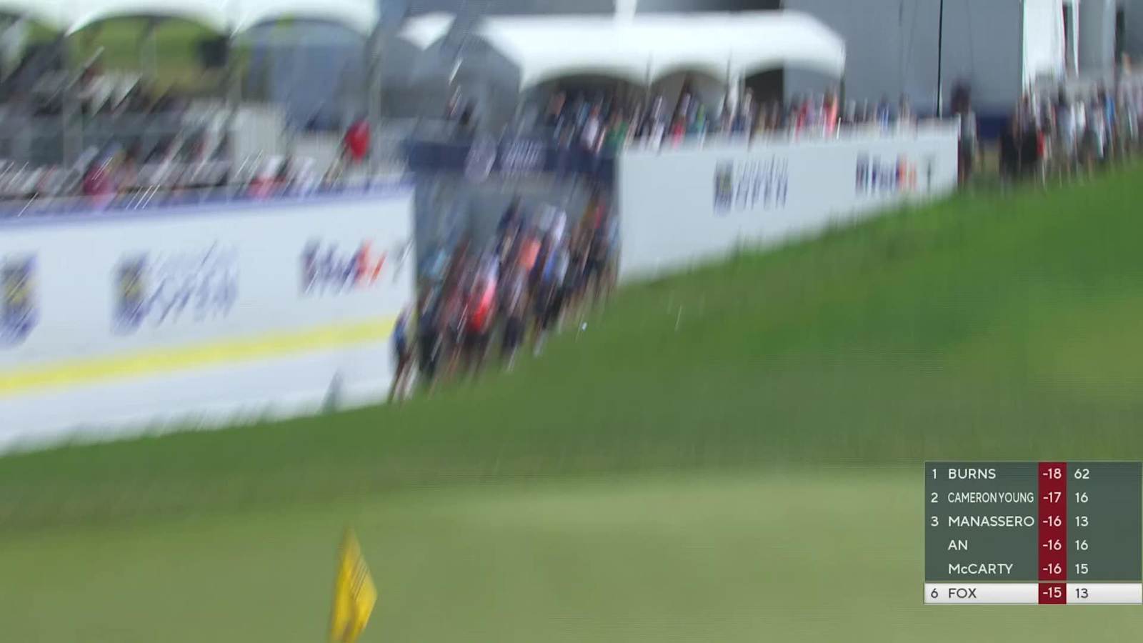 Ryan Fox sinks a 20-foot birdie putt at RBC Canadian