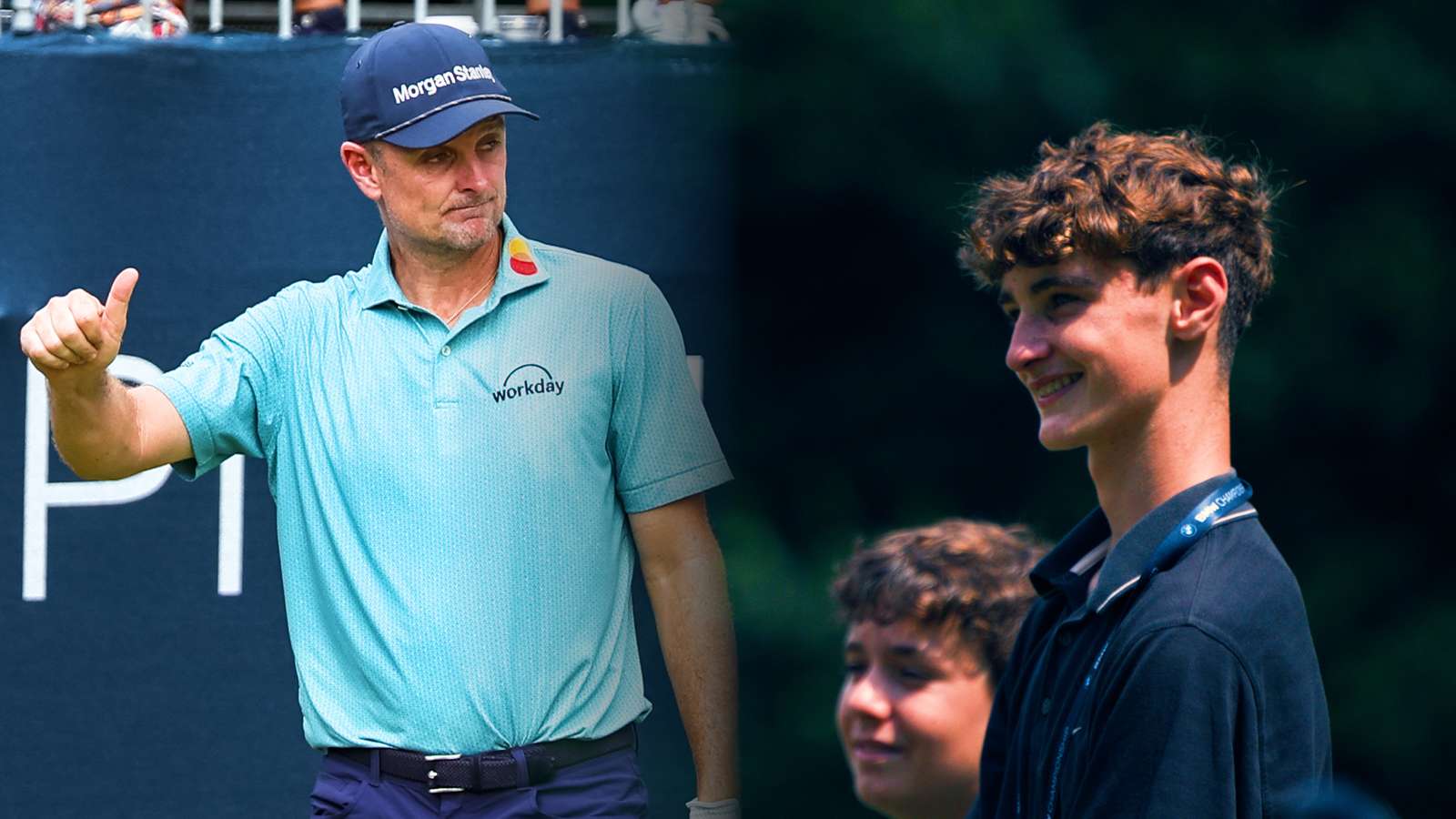 Leo Rose follows dad, Justin, at BMW Championship