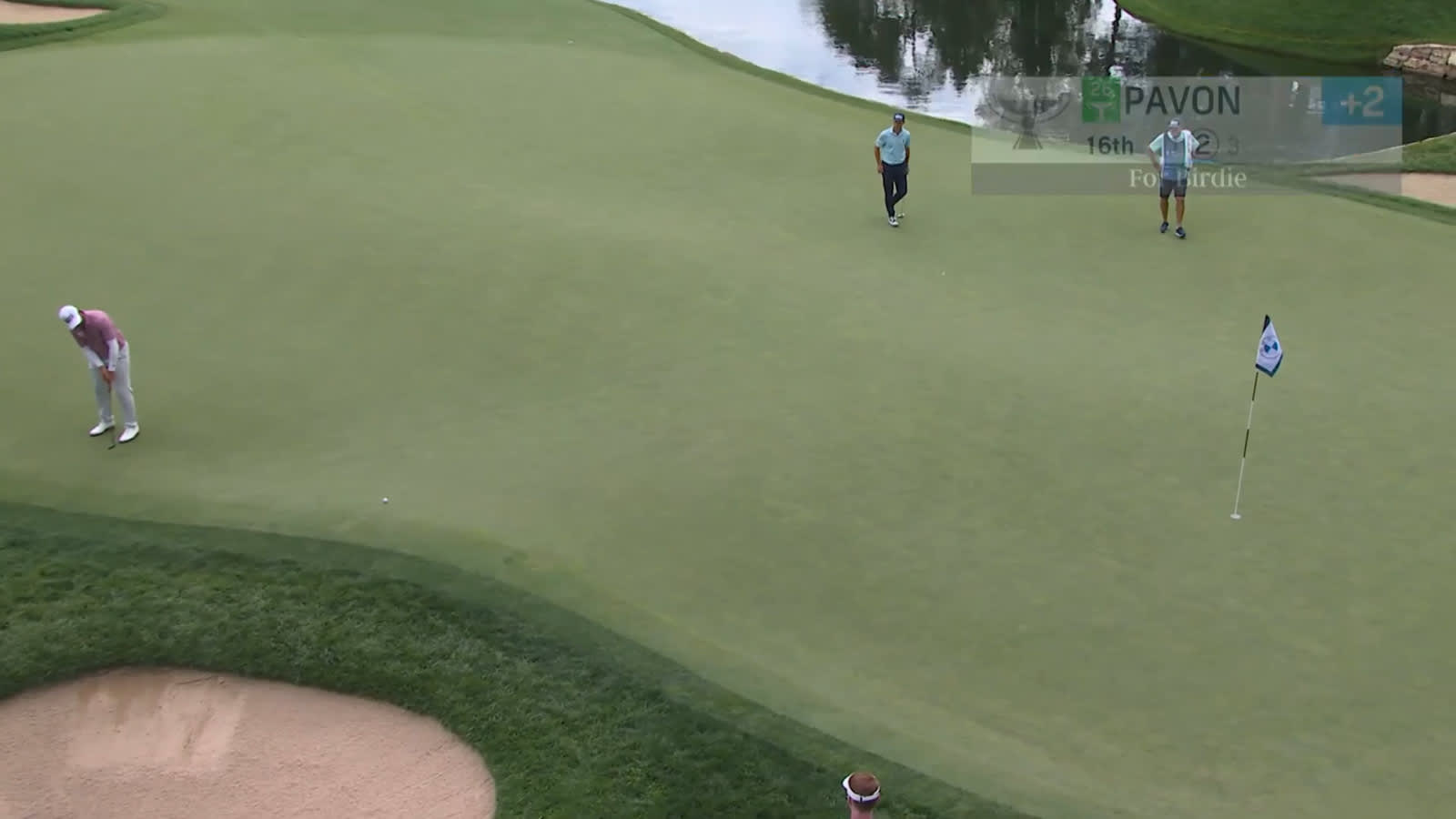 Matthieu Pavon buries 39-foot birdie putt at BMW Championship