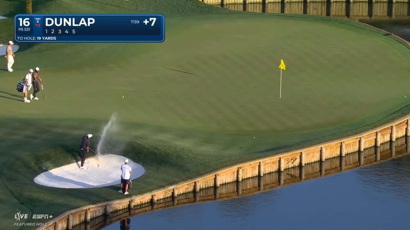 Nick Dunlap's bunker play leads to birdie at THE PLAYERS