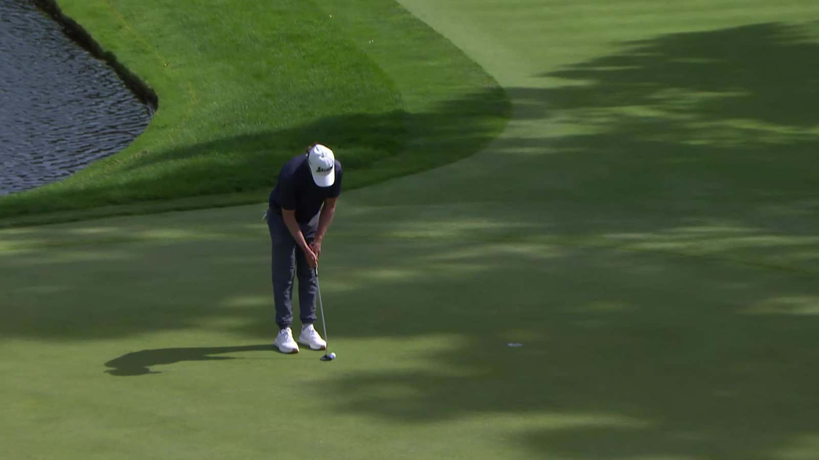 Mark Hensby makes birdie on No. 16 at Kaulig Companies Championship