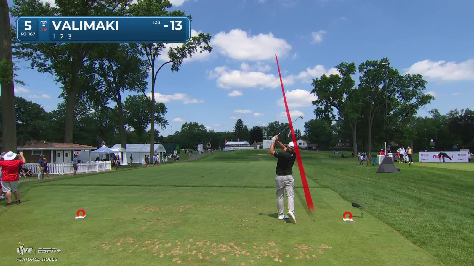 Sami Valimaki makes birdie on No. 5 at Rocket Classic