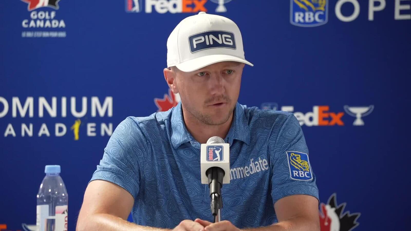 Mackenzie Hughes on course conditions