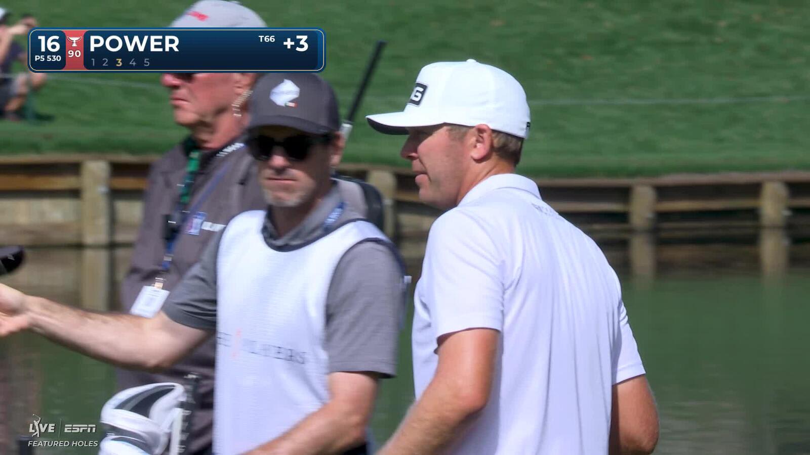 Seamus Power drains 7-foot birdie putt on No. 16 at THE PLAYERS