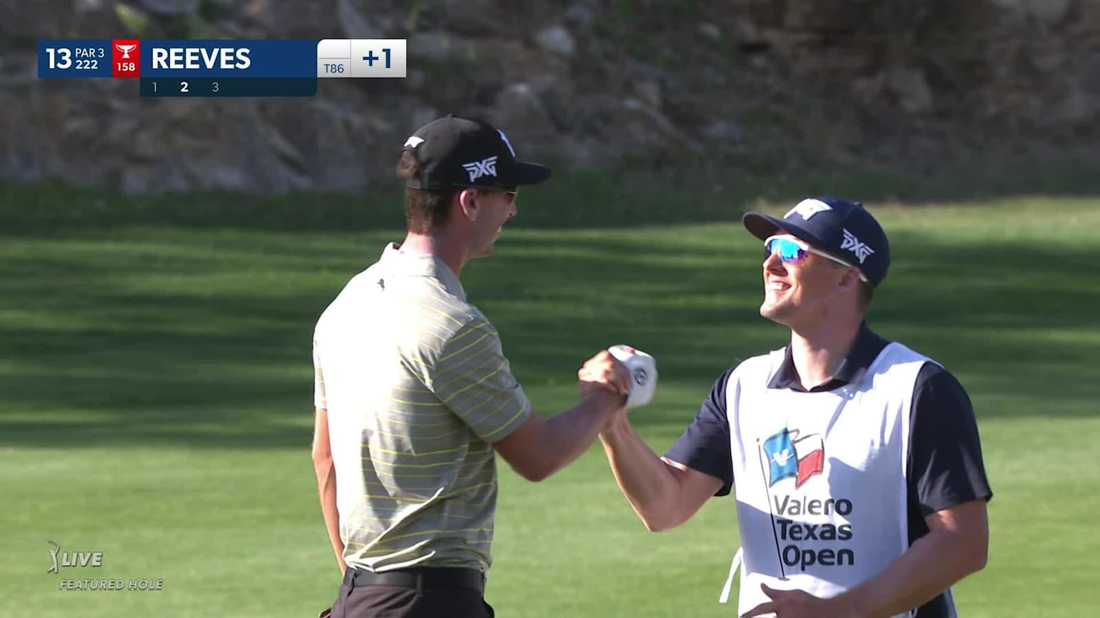 Seth Reeves makes birdie on No. 13 at Valero