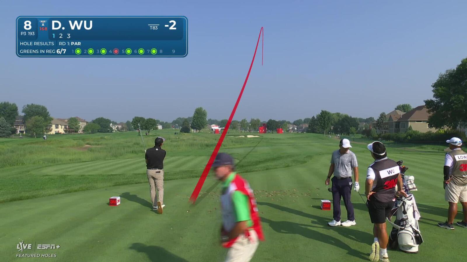 Dylan Wu makes birdie on No. 8 at 3M Open