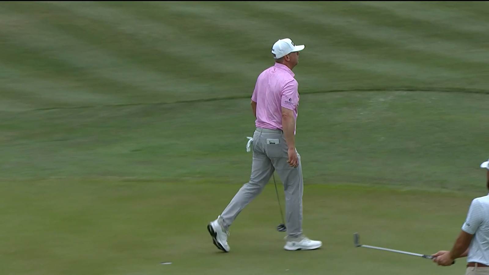 Nate Lashley makes short putt for birdie at THE PLAYERS