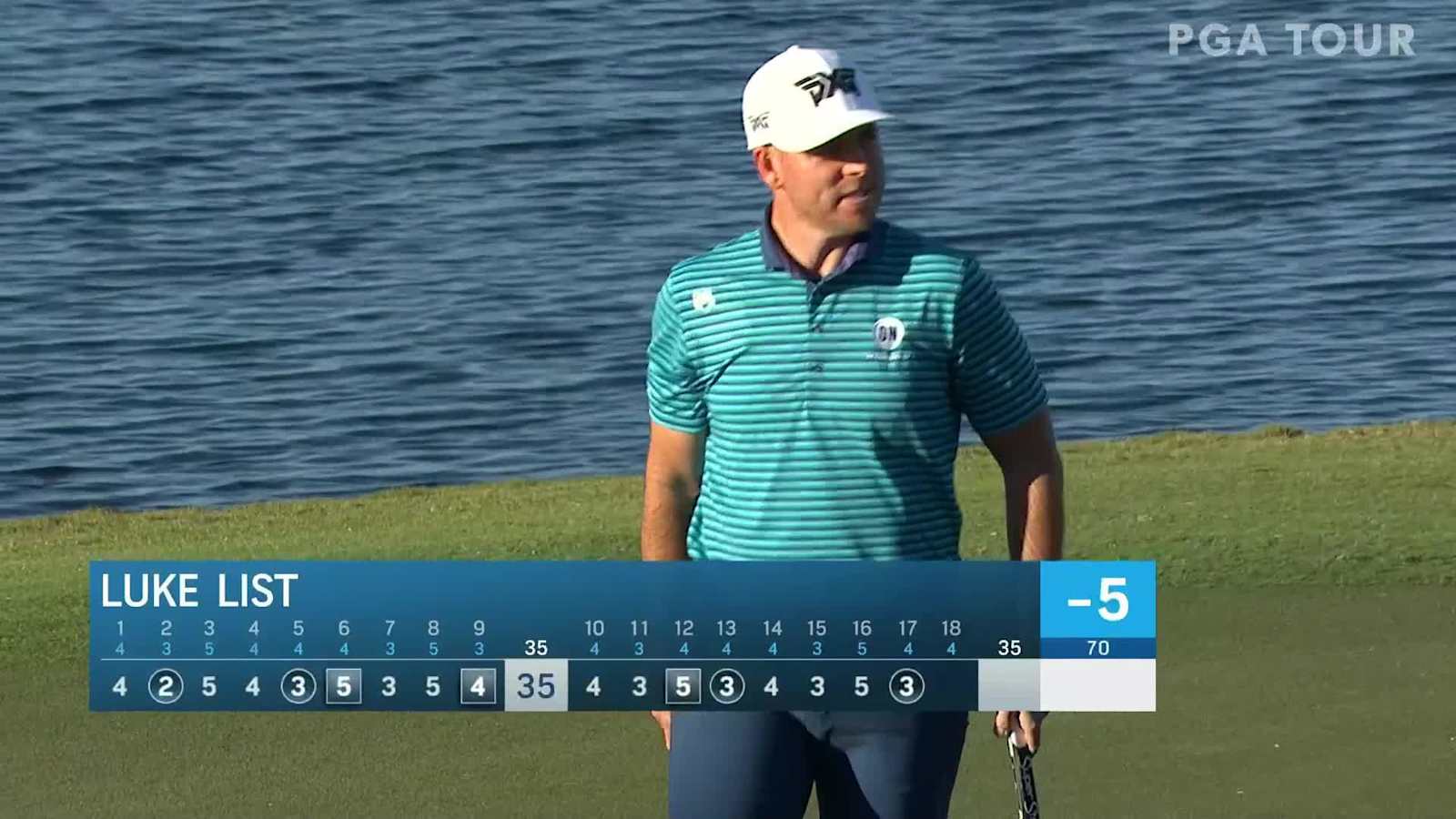 Luke List makes birdie on No. 17 at Houston Open