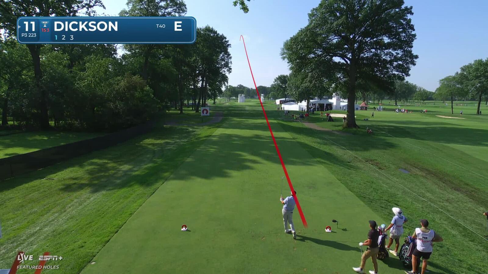 Taylor Dickson makes birdie on No. 11 at Rocket Classic