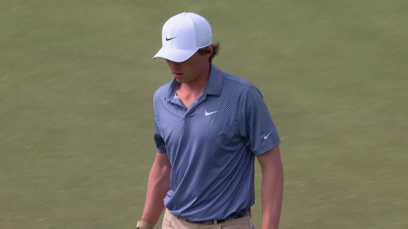 Gordon Sargent sinks 11-foot birdie putt on No. 13 at Cognizant Classic