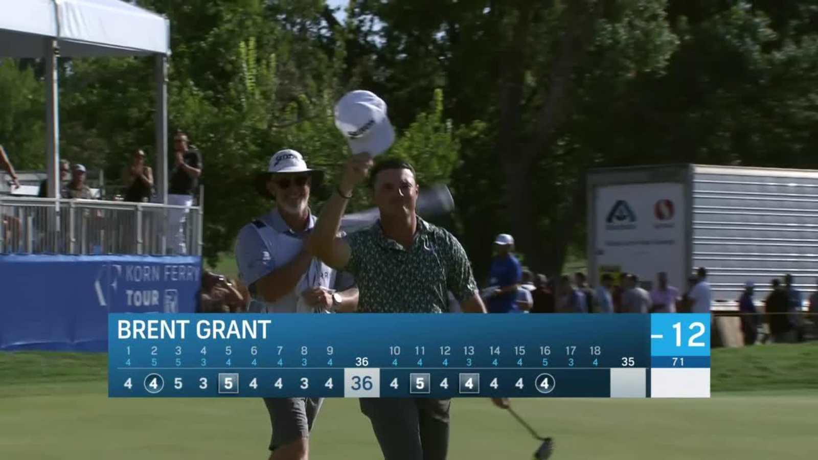 Brent Grant makes birdie on No. 16 at Albertsons Boise Open