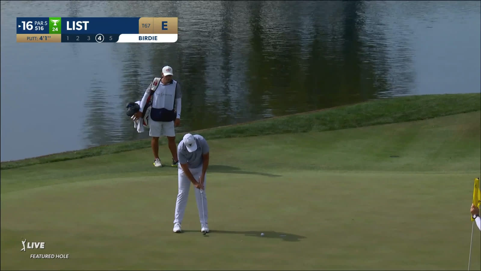 Luke List rolls in putt for birdie at THE PLAYERS