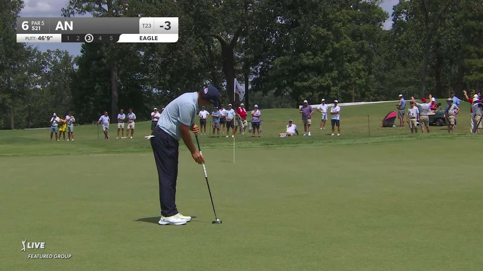 Byeong Hun An birdies No. 6 at TOUR Championship