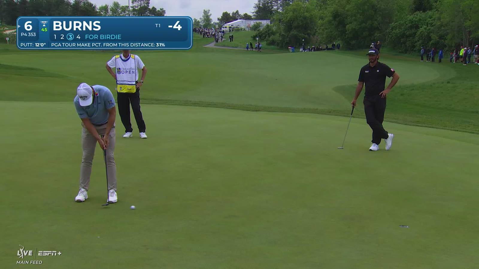 Sam Burns makes birdie on No. 6 at RBC Canadian