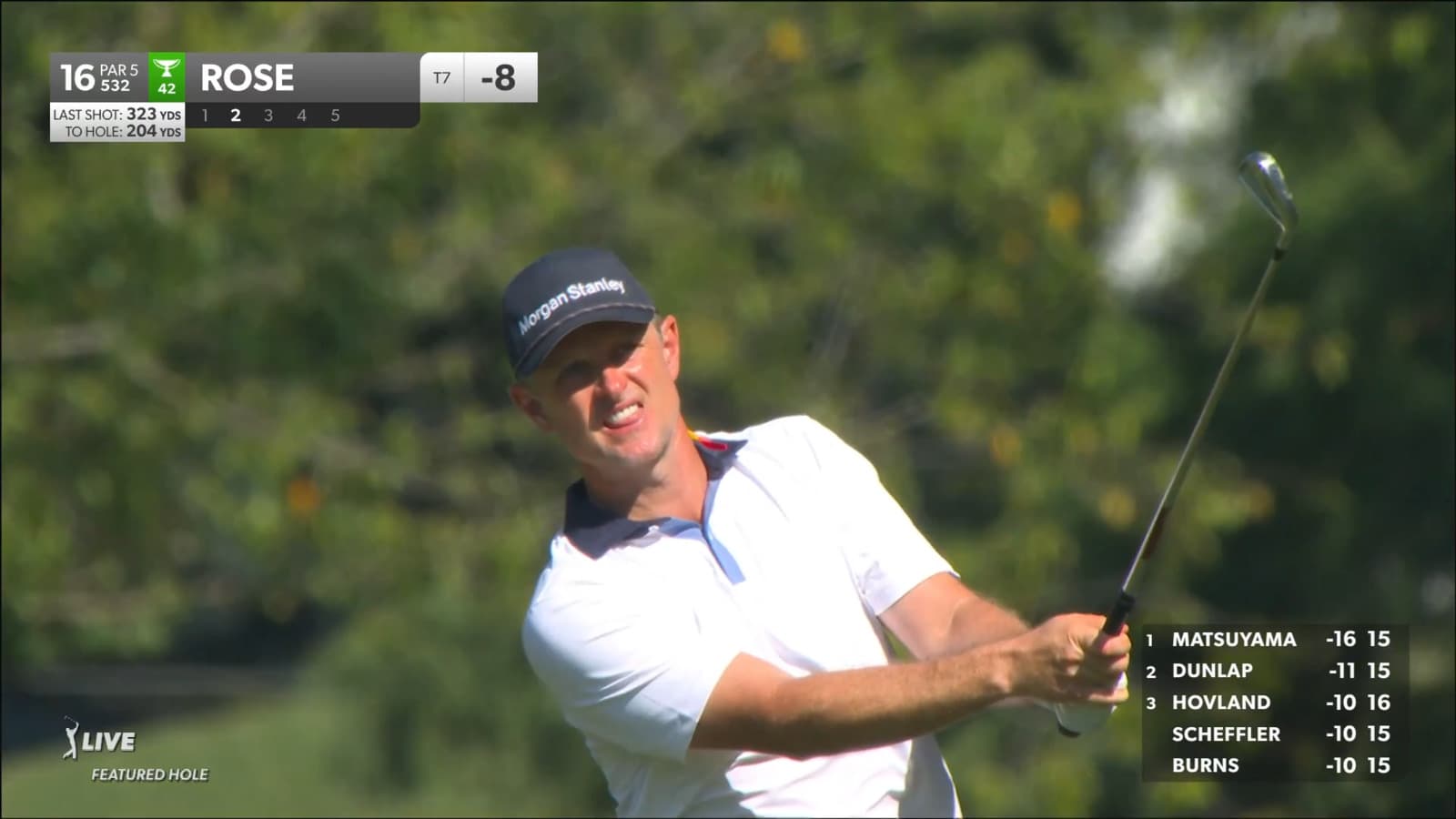 Justin Rose's quality second shot leads to birdie at FedEx St. Jude