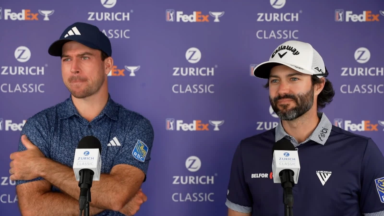 Hadwin and Taylor's interview after Round 4 at Zurich Classic