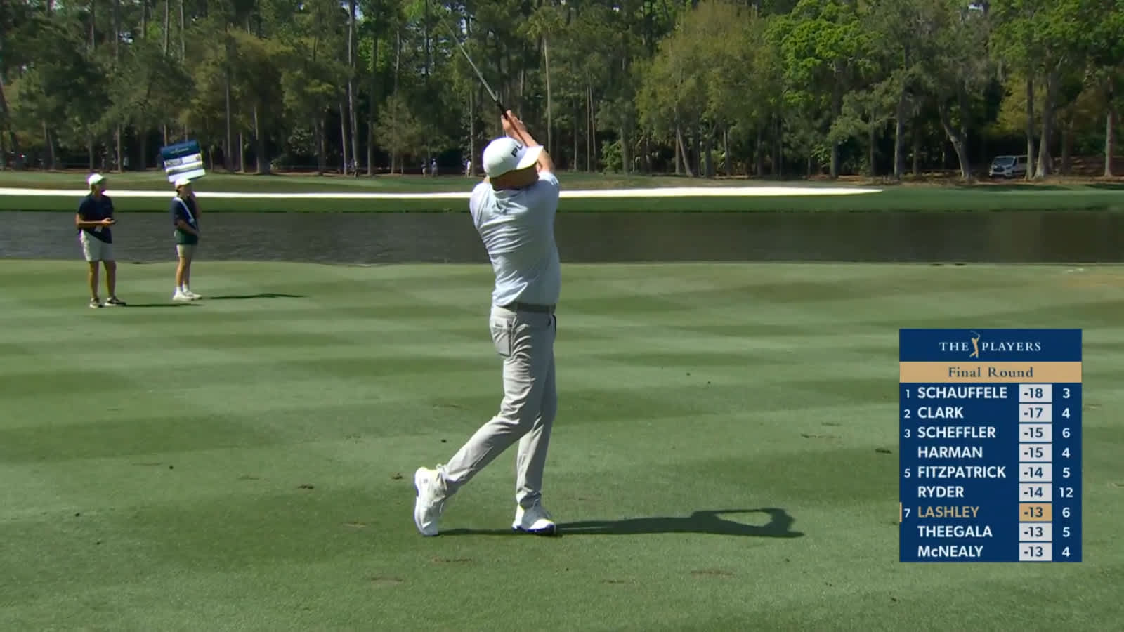 Nate Lashley sticks tee shot to set up birdie at THE PLAYERS