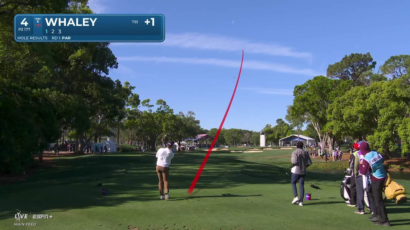 Vince Whaley's tight tee shot leads to birdie at Valspar