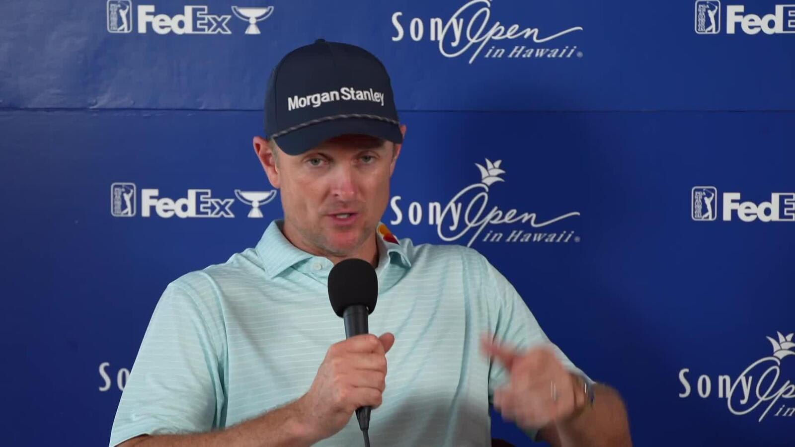 Justin Rose on why Waialae Country Club provides good test early in season
