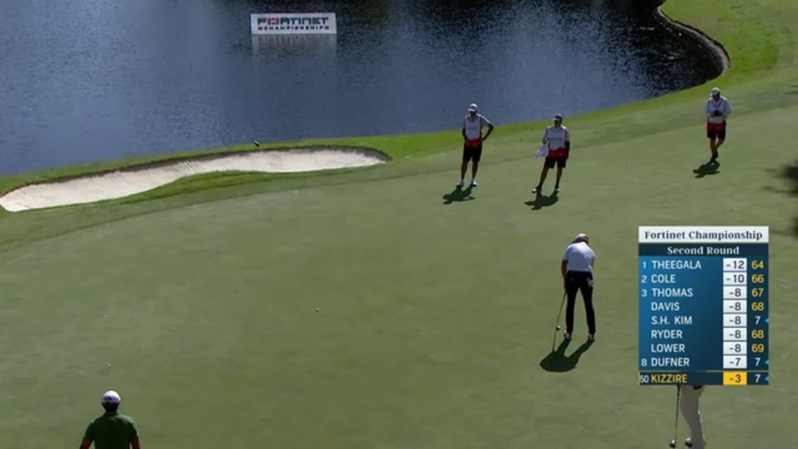 Patton Kizzire sinks long birdie putt at Fortinet Championship