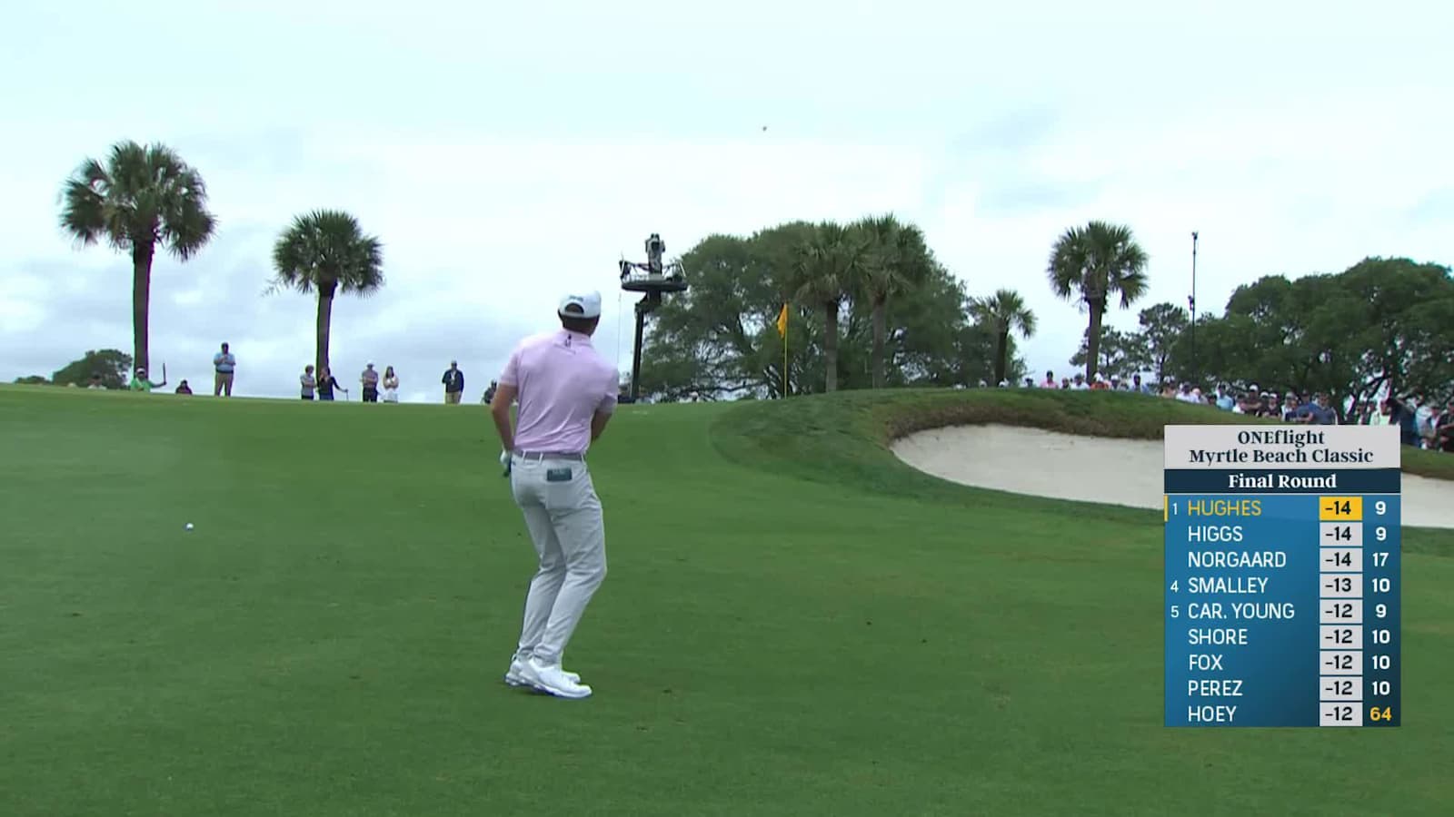 Mackenzie Hughes makes birdie on No. 10 at ONEflight Myrtle