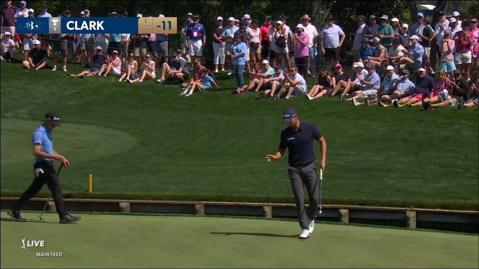 Wyndham Clark cards back-to-back birdies on No. 4 at THE PLAYERS