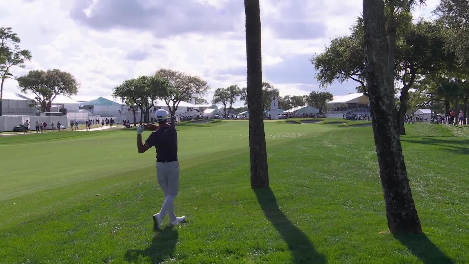 Ricky Castillo sinks 5-foot birdie putt on No. 10 at Cognizant Classic